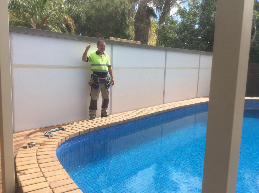 Goolwa Pool Privacy Fence SIPs